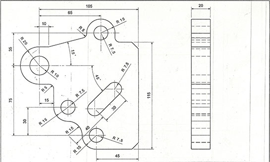 Autocad Çizim Örnekleri Autocad Çizim Örnekleri
