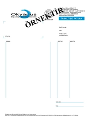 Fatura Örneği Dikkat Edilmesi Gereken Hususlar