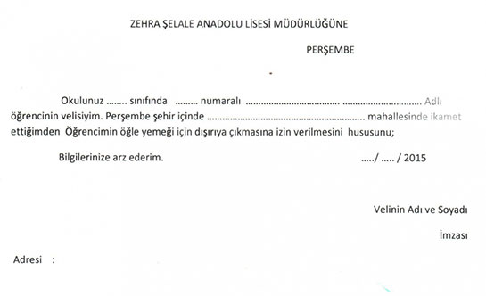 İzin Dilekçesi Örneği Dikkat Edilmesi Gereken Hususlar